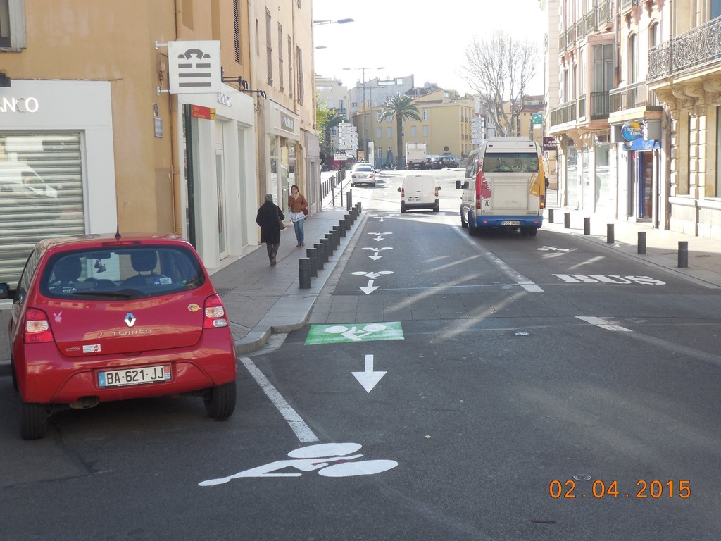 La rue de la République est en double sens cyclable !