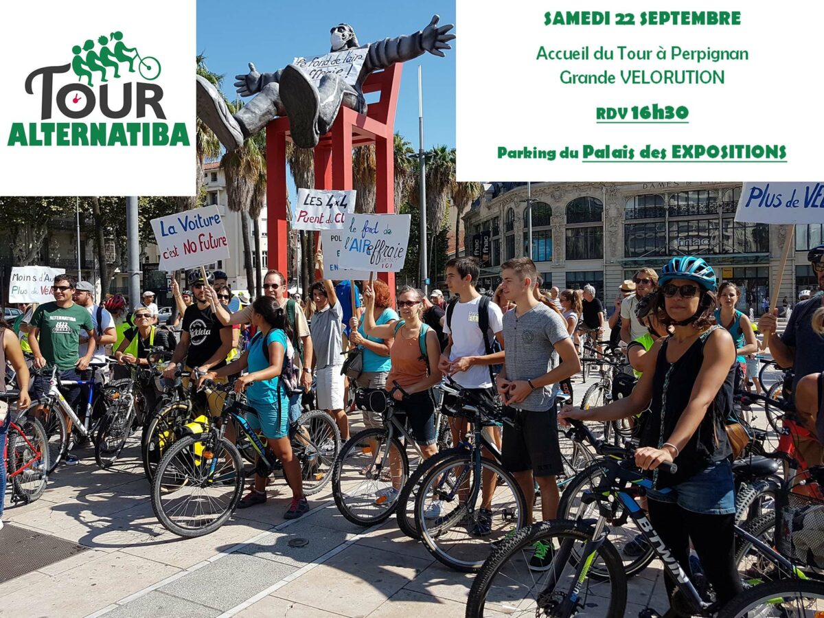 Vélorution – Arrivée du Tour Alternatiba samedi 22 septembre