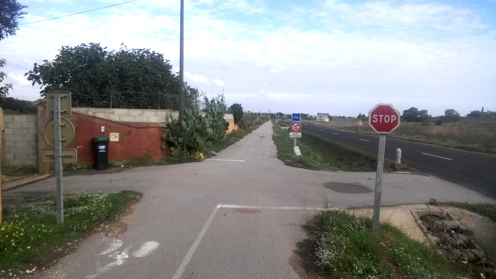 Baixas – Peyrestortes : voie privée prioritaire